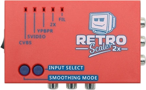 RetroScaler2x A/V to HDMI compatible Converter - Red/Blue - CeX